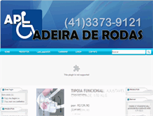 Tablet Screenshot of aplcadeiraderodas.com.br